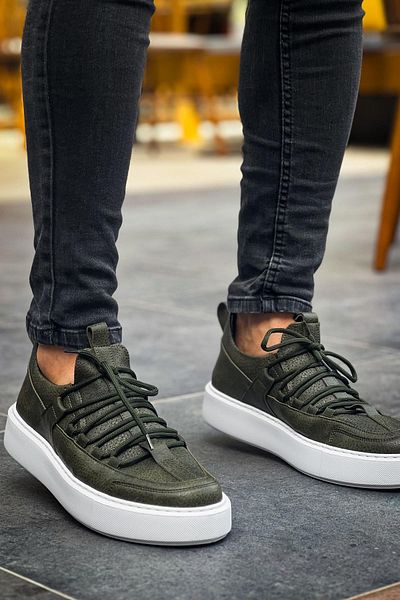 Paolo Zaccardi P159 Saturn - Ορθοπεδική σόλα Casual Ανδρικά αθλητικά παπούτσια Khaki CBT