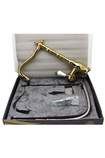 Class Armatür Gold Kitchen Sink Faucet