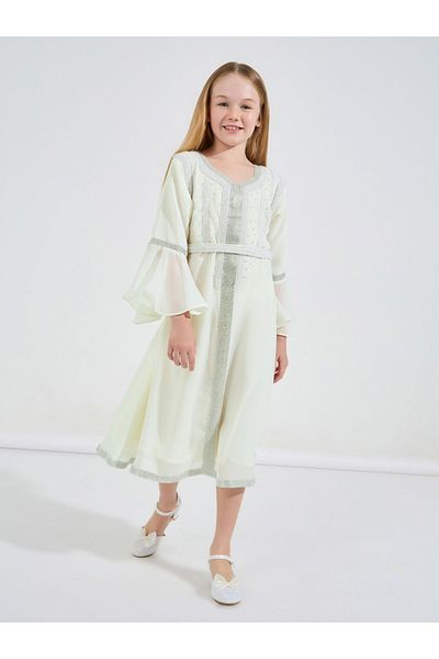 Maxim Creation By Styli V Neck Embellished Kaftan