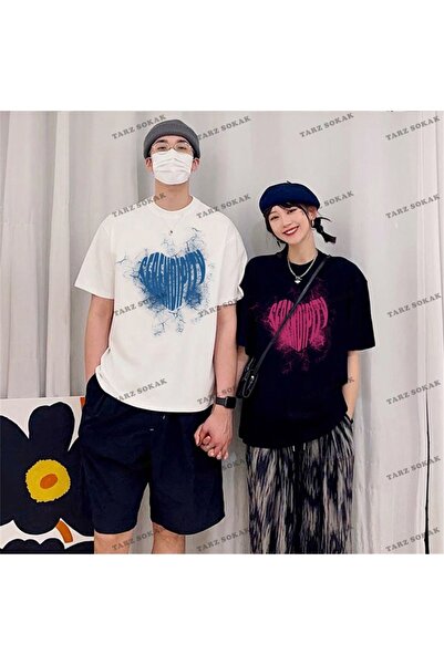 Tarzsokak New Season Tir Harajuku Style Couple Lover Couple Ρούχα - 2 Τεμάχια