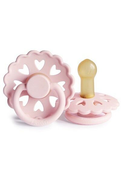 Frigg Frigg Fairytale 0-6 Months Pink Rubber Pacifier