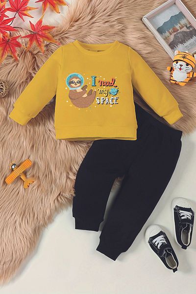 ADABEBEK Astronaut Animal Printed Premium Baby Set - 22038