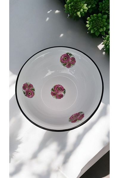 emaye market 32cmDeep Plate DoughLegeniSalad Dumplings and Vicious Mixing Bowl