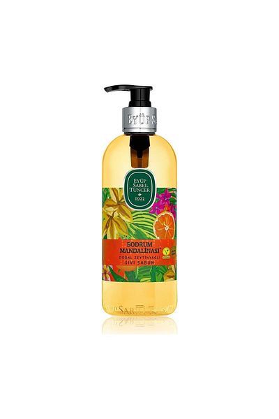 Eyüp Sabri Tuncer Bodrum Tangerine Natural Olive Oil Liquid Soap 500 ml