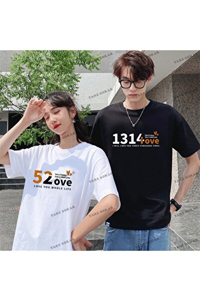 Tarzsokak Noul sezon Tir Harajuku Style Couple Lover Couple - 2 piese