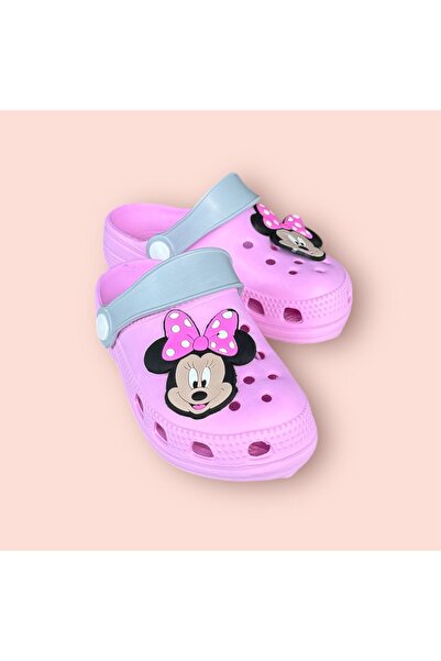 AkınalBella Pink Minimouse - Girl's Light and Comfortable Slippers Sandals