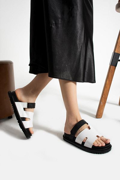 Glenz Γυναικεία Σανδάλια Velcro Παντόφλες TS1176