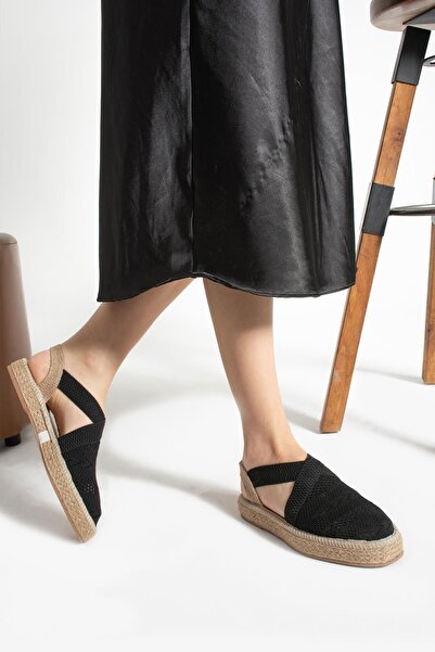 Glenz Women's Knitted Sandals with Elastic Back TS1171