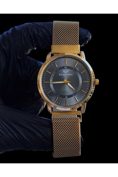 Goldpower Men's Luxury Wristwatch - Wicker, Magnet and Cord