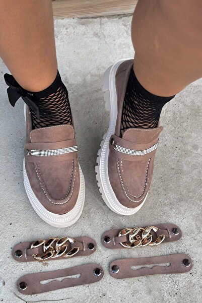 Shoebutik Жіночі лофери з візону - Змінити застібку Детальніше