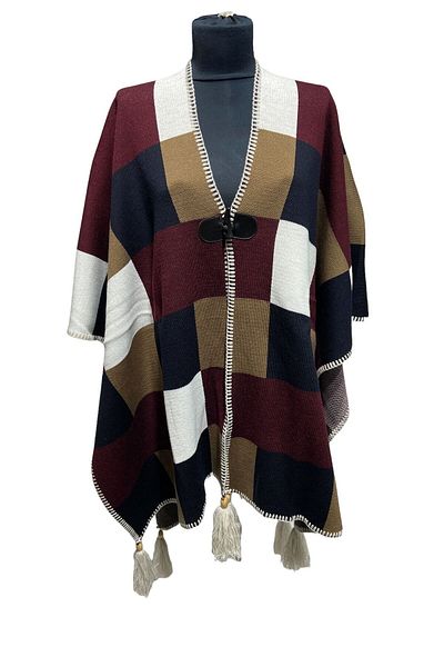 mim eşarp Akmoda - Thick Winter Knitwear Long Poncho