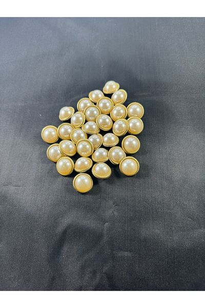 KULMAÇ AKSESUAR Pearl Detailed Button