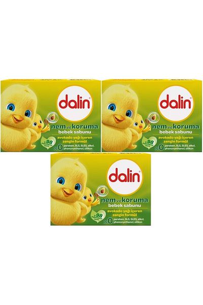 Dalin Avocado Baby Soap - 100Gr (Set of 3)