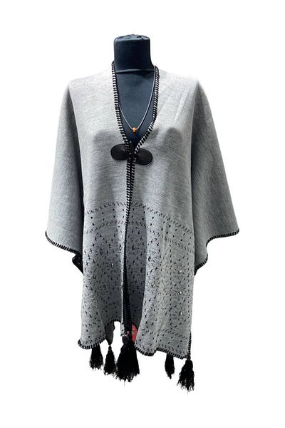 mim eşarp Akmoda - Thick Winter Knitwear Long Poncho