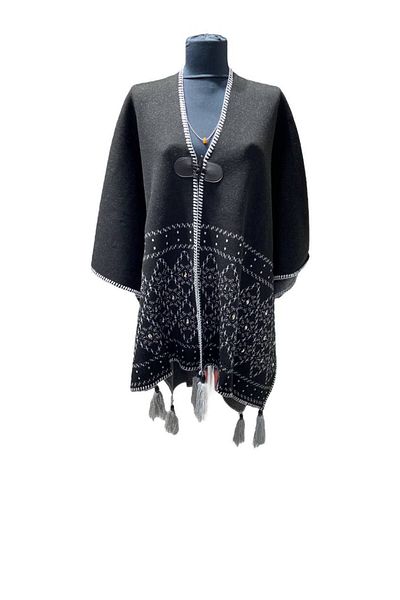 mim eşarp Akmoda - Thick Winter Knitwear Long Poncho