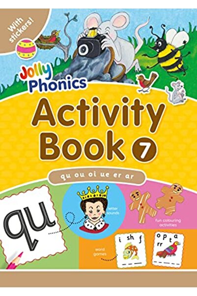 Jolly Kids كتاب أنشطة Jolly Phonics 7 في الحروف الساكنة، الطبعة الإنجليزية ال...