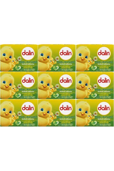 Dalin Avocado Baby Soap - 100Gr, Set of 9