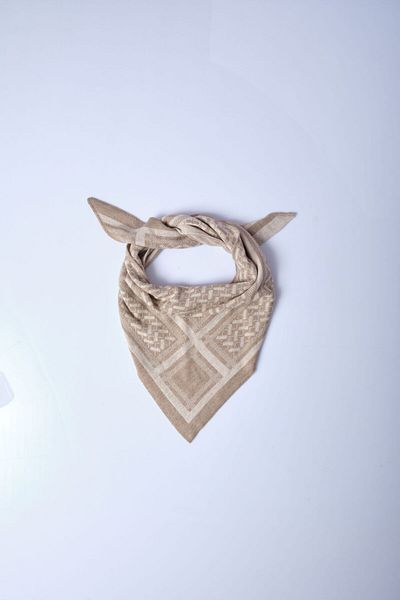 Sebir Moda Knitwear Patterned Scarf