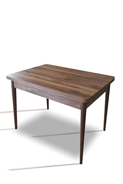 Renlife Masası Mutfak Yemek Masası Takım Ahşap Masa 4 Kişilik Masa (SABİT CEVİZ)