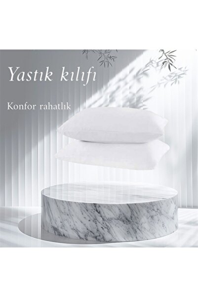 SADDLER Set of 2 Cotton Pillow Cases - 50X70 cm Standard