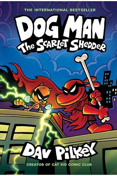 Scholastic The Scarlet Shedder - Dog Man Cut