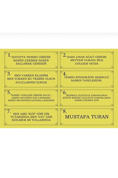 Kehribarstore Özel Yazılı, Özel Kutulu Zultanit Tesbih Babalar Günü Erkek Hediye Sertifikalı Kişiye Özel İsimli