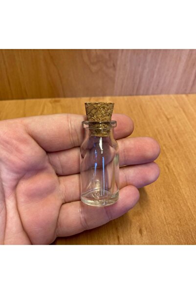 labshop41 8 Ml Mantar Tıpalı Cam Şişe - Tıpalı Cam Şişe 8 cc x 10 Adet