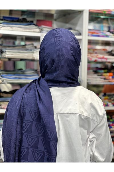 PİRAMİT Aura Logo Pattern Shawl
