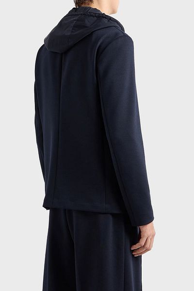 Emporio Armani سترة رجالية من القطن بقصة عادية 6D1G61 1JHQZ 0920
