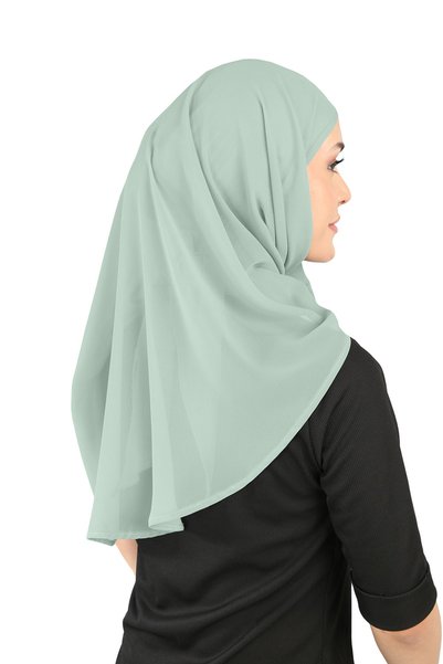 ec ecardin Boneli Chiffon Oval Scarf - St103 Light Lilac (2910372)