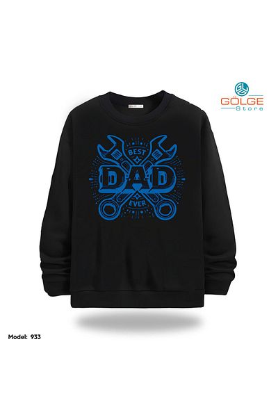 Gölge Store Φούτερ Unisex με 2 κλωστές με στάμπα στο στήθος DAD