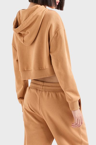 Armani Exchange Памучен суитшърт с качулка - стандартна кройка SWEAT 6DYM71 YJEEZ 1788