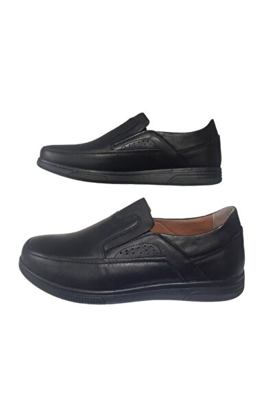 Bemsa Erkek Siyah-Siyah Ortopedik Taban Günlük Klasik Ayakkabı BMSA320-220