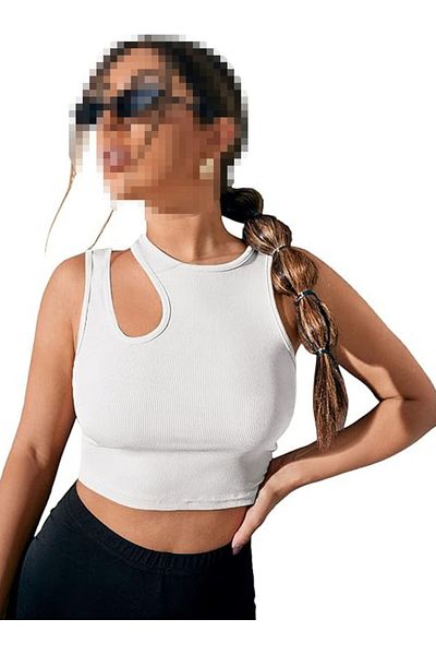AŞAR MODA TEKSTİL Bluză Crop Top Camisole pentru damă