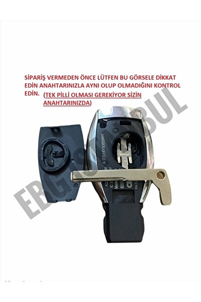 EBG İSTANBUL Mercedes 1. Carcasa de control cu ​​3 butoane cromată de calitate - LOGOSUZDUR