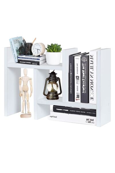 RMD SHOP Mini Masa Üstü Ayarlanabilir Düzenleyici Organizer Raf-Kitaplık-Kalemlik Standı