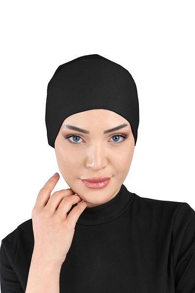 Ecardin Adjustable Comfortable Sports Breathable Fit Bonnet - St105 Black