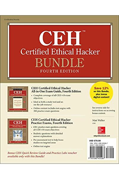 Mcgraw-Hill حزمة الهاكر الأخلاقي المعتمد من Ceh الإصدار الرابع