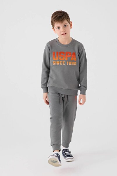 U.S. Polo Assn. U.S. Polo Assn. 3 İplik İçi Şardonlu Kışlık Dar Paça Erkek Çocuk Takım