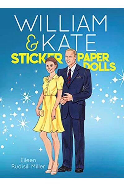 Dover دمى ورقية لاصقة من تصميم ويليام وكيت