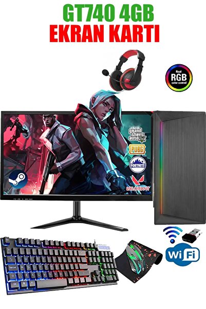 Dmc Nx43 I5-2300,16GB RAM,256GB SSD,GT740 4GB 128BİT,19''monitör Oyuncu Masaüstü Bilgisayar