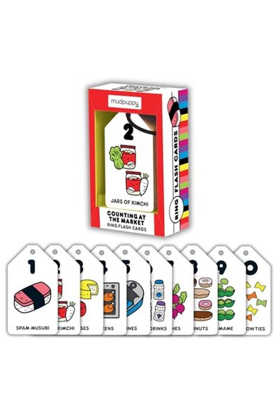 Hachette Flashcard Ring Counting At The Market Numbers