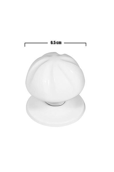 Badem10 Gulionca Buton de ușă Mâner de ușă Mâner de tată Mâner de metal alb