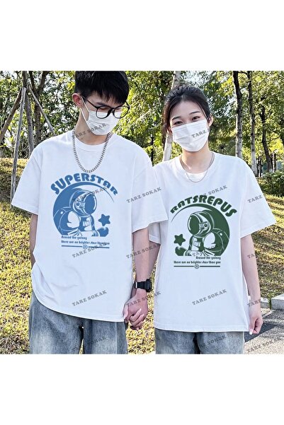 Tarzsokak New Season Tir Harajuku Style Couple Lover Couple Ρούχα - 2 Τεμάχια