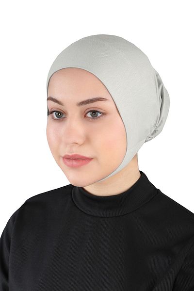 Ecardin Άνετο Hijab Ready με Σαγόνια - St 110 Cream
