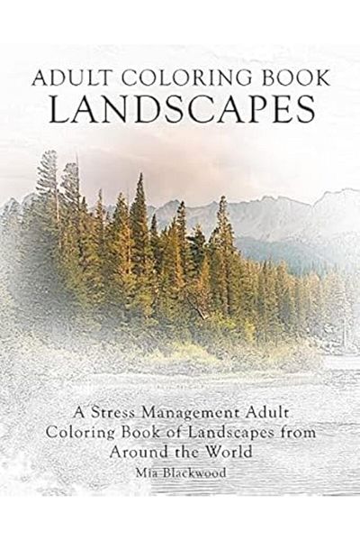 Ingram Adult Coloring Book Landscapes A Stress Management Adult Coloring Book Of Landscapes From Around Th