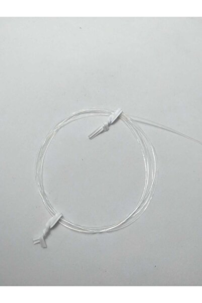 Eskişehir hobi sanat خيط مسبحة مطاطي شفاف 1 مم بطول 1 متر