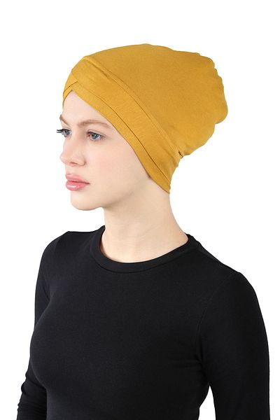 Ecardin Mustard Colored Comfortable Crossbody Bonnet - St 060