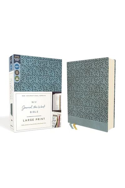 Harper Collins مجلة Niv The Word Bible مثالية لتدوين الملاحظات، طباعة كبيرة، جلد ناعم، أحمر، حرف C