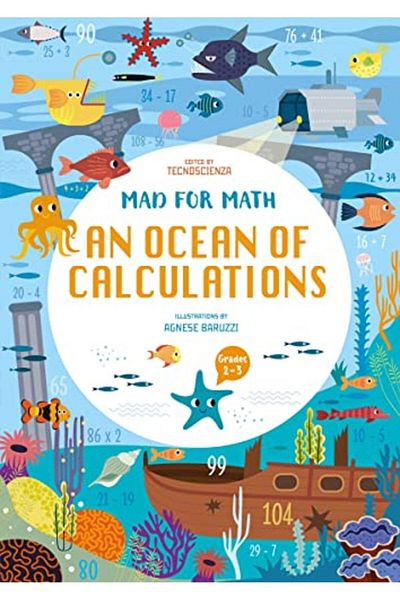 Ingram Mad For Math An Ocean Of Calculations A Math Calculation Workbook For Kids Math Skills Age 69